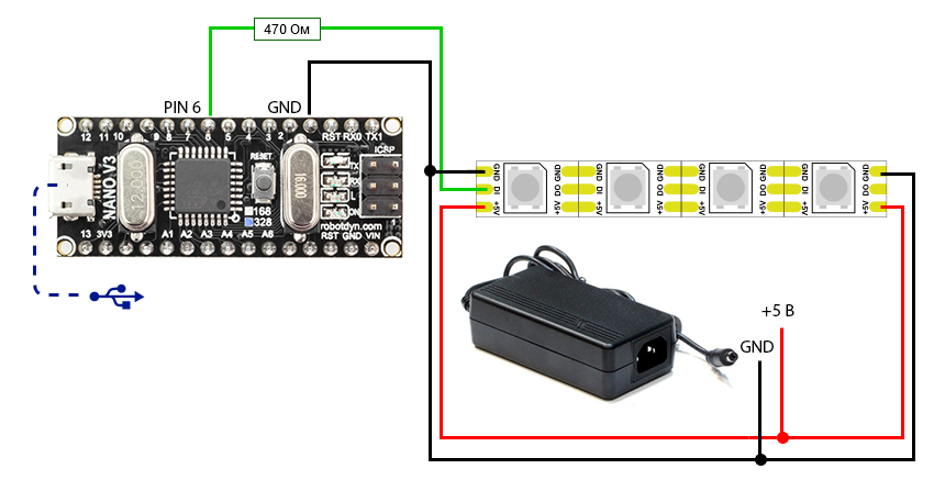 connection scheme